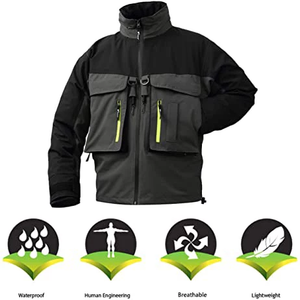 8Fans Breathable Lightweight 2 Layers Waterproof Rain Jacket