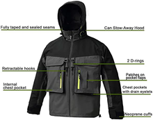 Load image into Gallery viewer, 8Fans Breathable Lightweight 2 Layers Waterproof Rain Jacket
