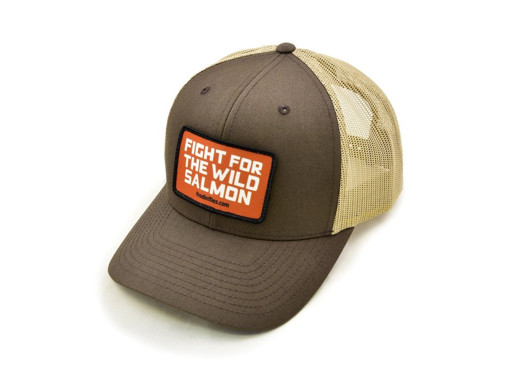 Brown/Tan ‘Wild Salmon’ Trucker Hat